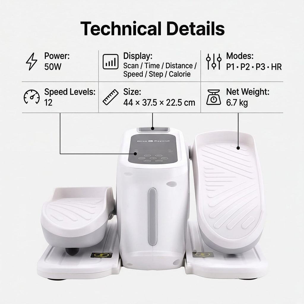 Haz que tus piernas vuelvan a sentirse fuertes y llenas de vida | Stepper eléctrico