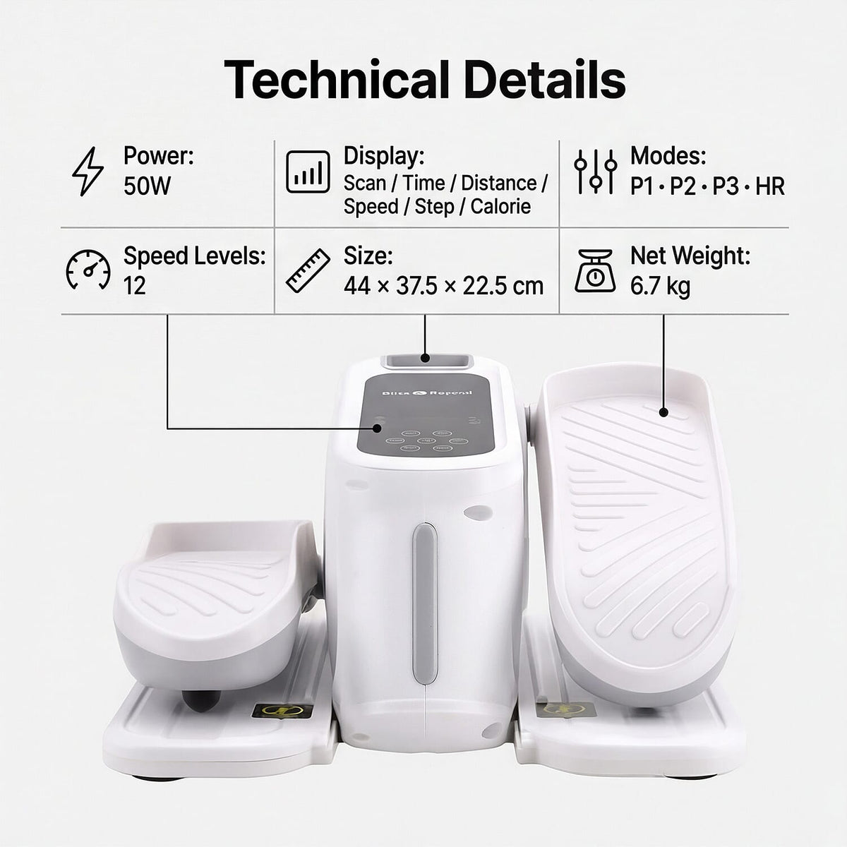 Haz que tus piernas vuelvan a sentirse fuertes y llenas de vida | Stepper eléctrico