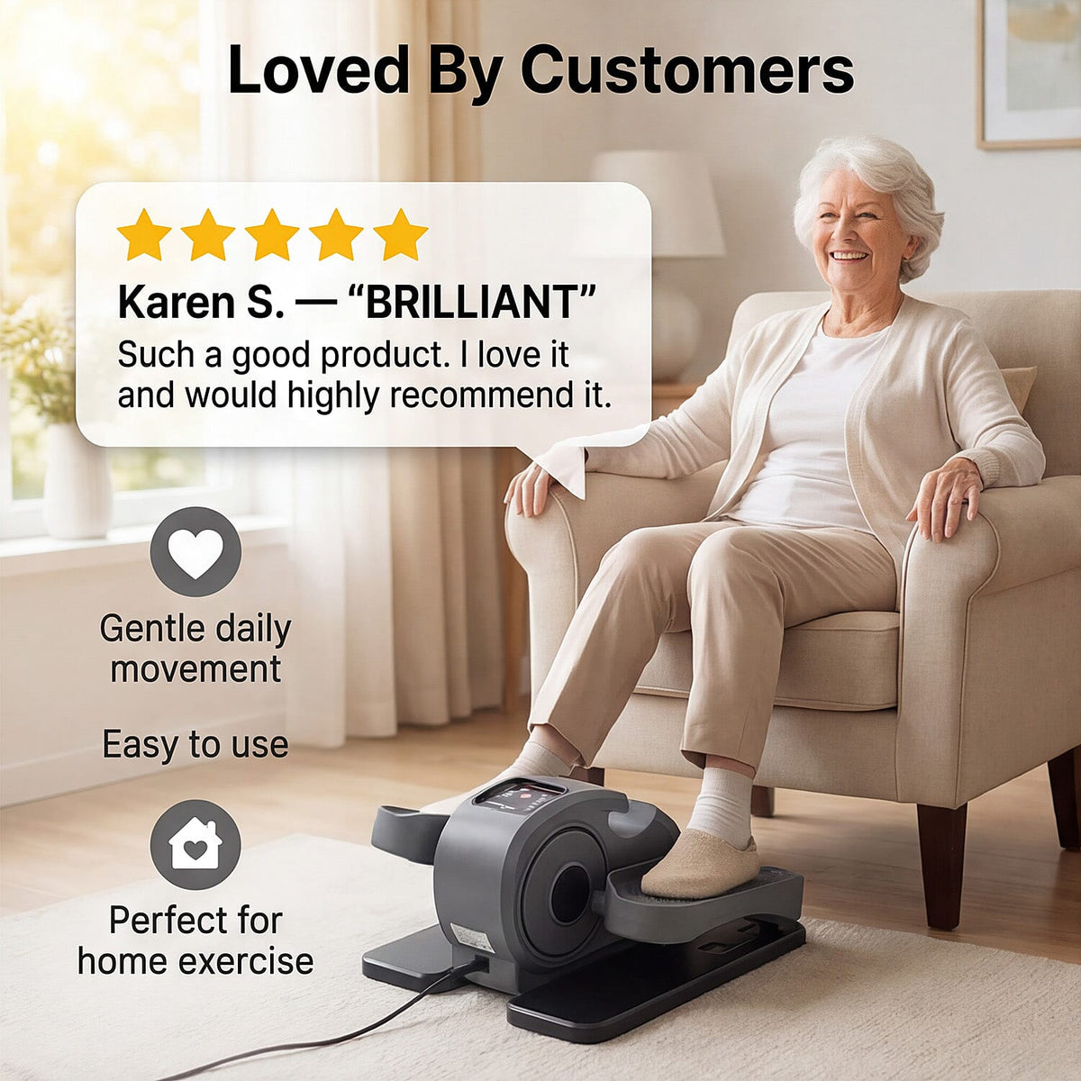 Haz que tus piernas vuelvan a sentirse fuertes y llenas de vida | Stepper eléctrico
