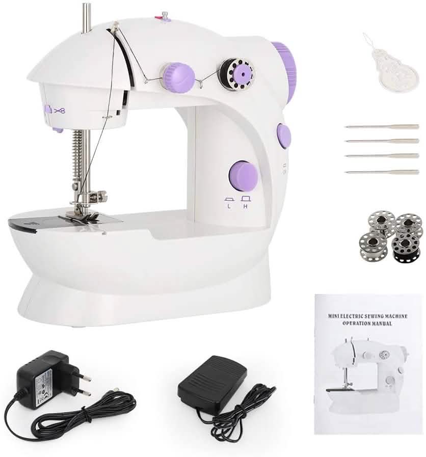 Máquina de coser eléctrica mini multifuncional