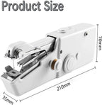 Máquina de coser portátil de mano eléctrica