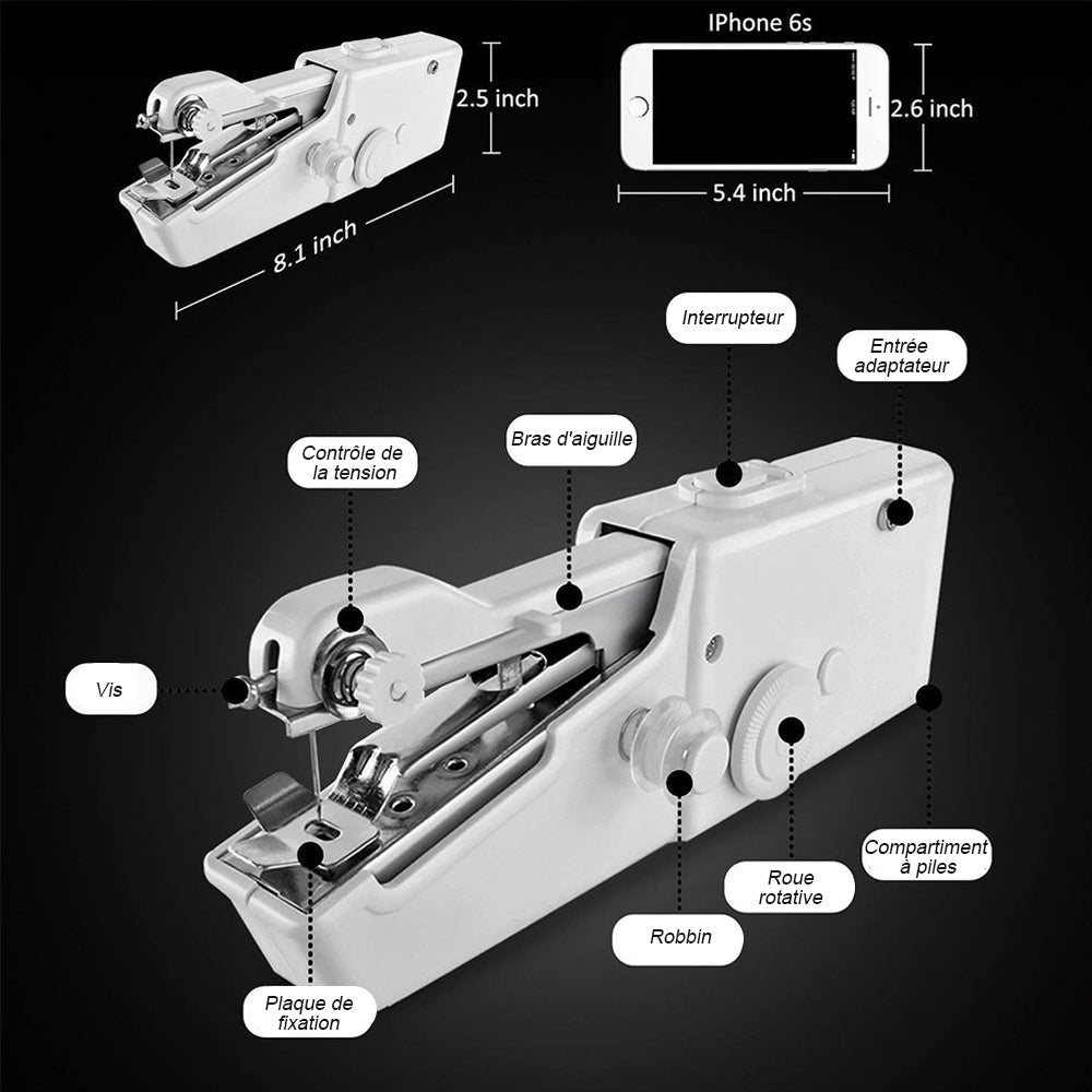 Máquina de coser portátil mini Ciaovie