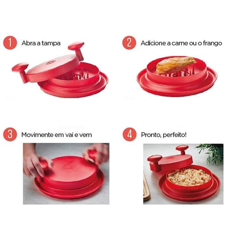 Máquina desmechadora de carne portátil para cocina