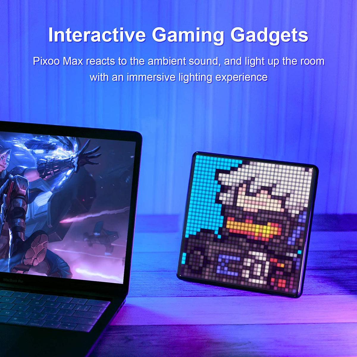 Marco digital de pixel art personalizable
