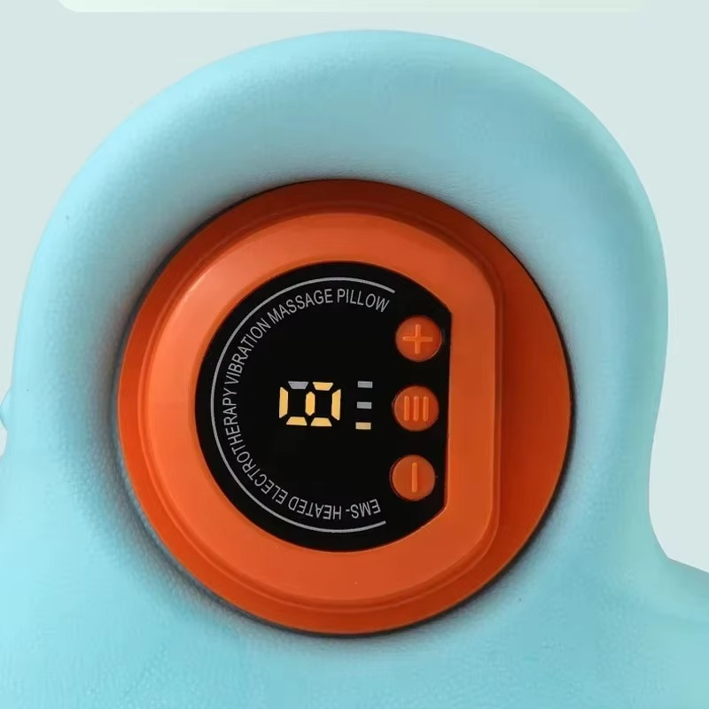 Masajeador cervical eléctrico con calor y terapia de pulsos