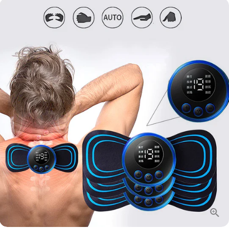 Masajeador portátil con 8 modos y pantalla LCD