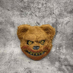 Máscara de conejo o de oso terrorífico para Halloween en pelo sintético con dientes ensangrentados, 4 diseños y sets de 