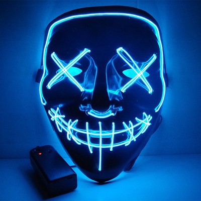 Máscara de Halloween terrorífica, máscara de demonio sonriente de látex para adultos, máscara espeluznante para fiestas 
