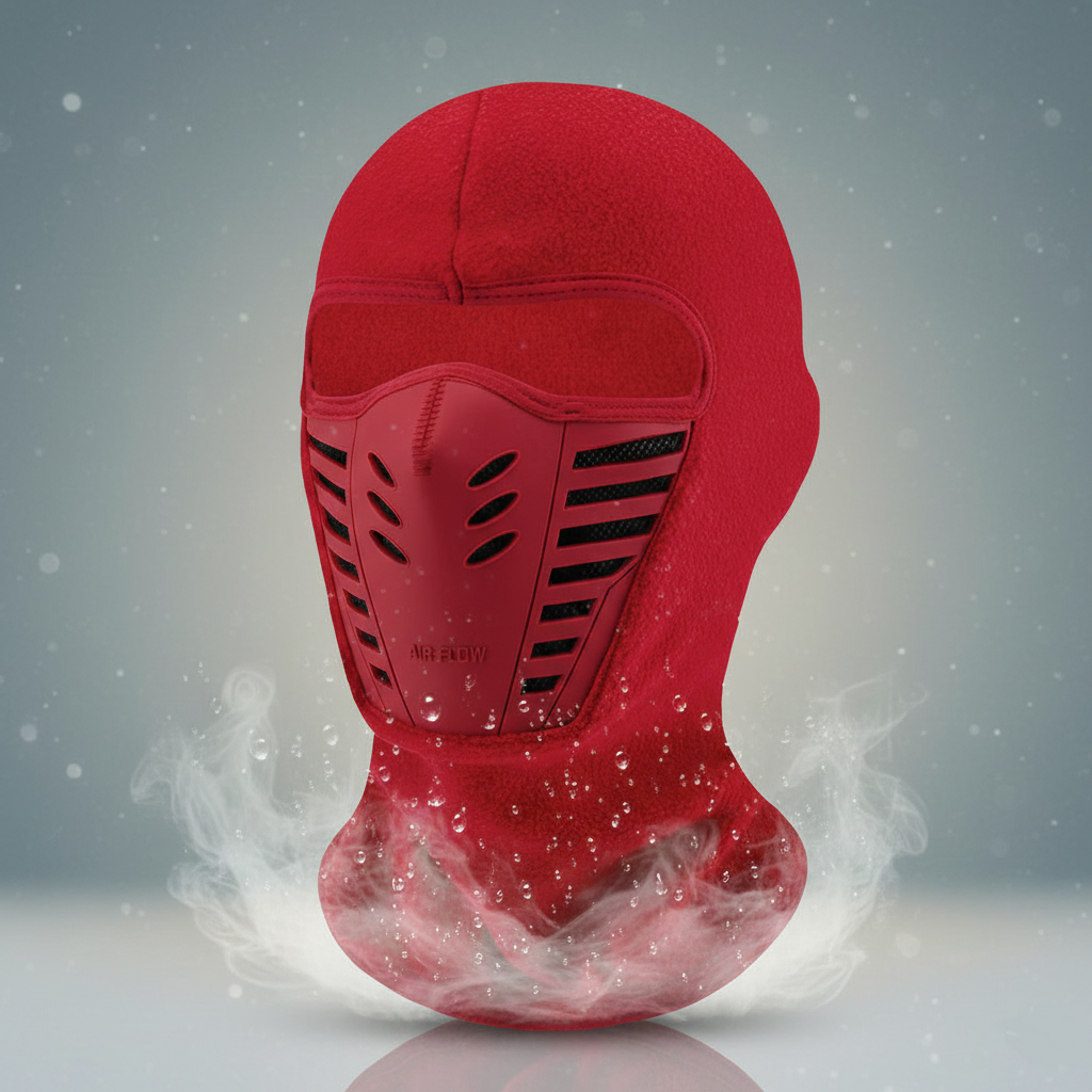 Máscara facial de invierno cálida — Cobertura térmica cortavientos