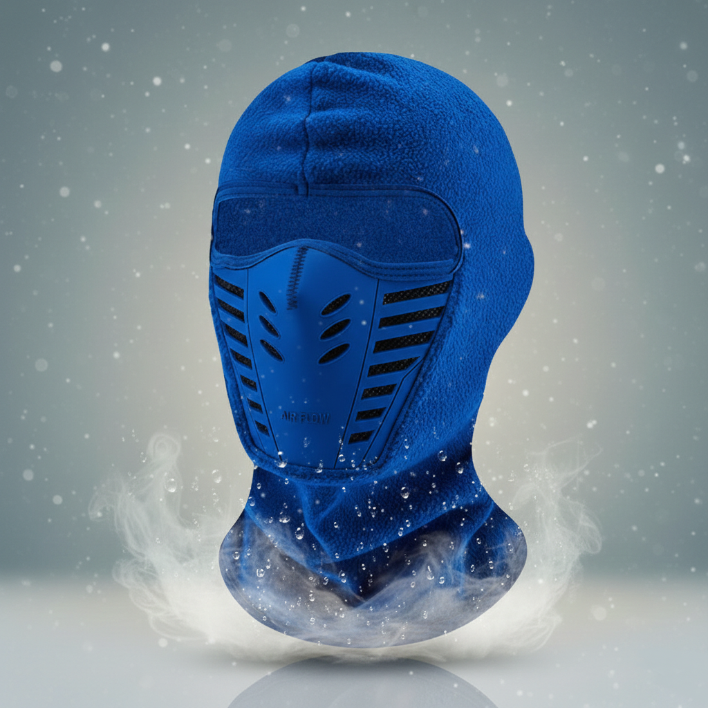 Máscara facial de invierno cálida — Cobertura térmica cortavientos