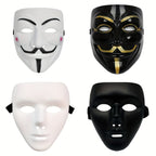 Máscara de plástico Anonymous para hombre — Disfraz completo de Halloween