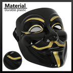 Máscara de plástico Anonymous para hombre — Disfraz completo de Halloween