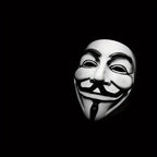 Máscara de plástico Anonymous para hombre — Disfraz completo de Halloween
