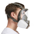Máscara respiratoria de cara completa con protección antivaho
