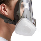 Máscara respiratoria de cara completa con protección antivaho
