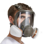 Máscara respiratoria de cara completa con protección antivaho