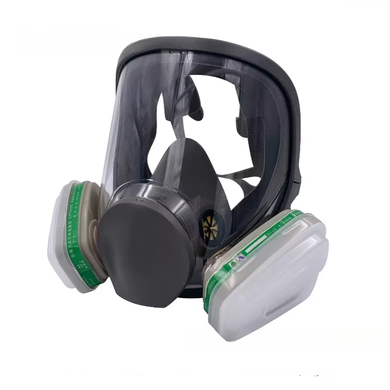 Máscara respiratoria de cara completa con protección antivaho