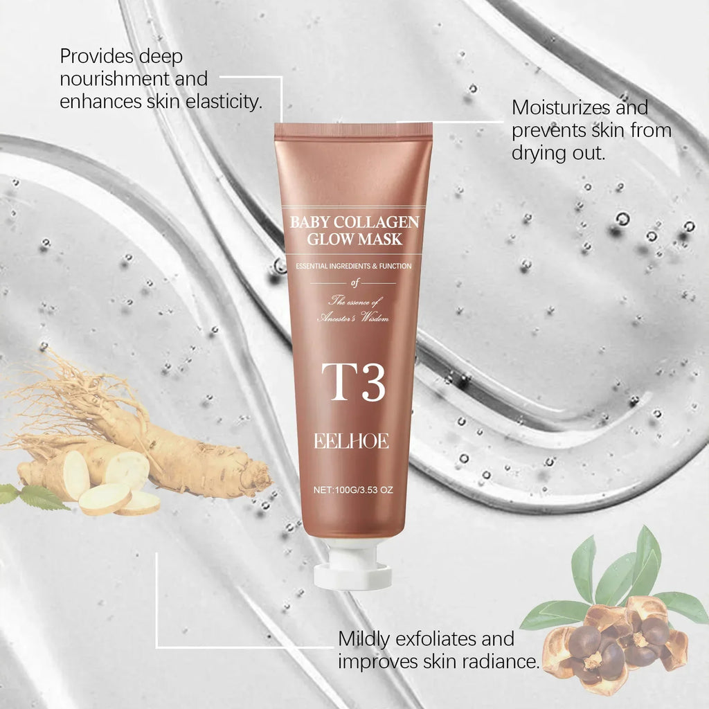 Mascarilla coreana de colágeno Glass Skin efecto luminoso