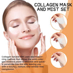 Mascarilla facial de colágeno soluble — 10 unidades