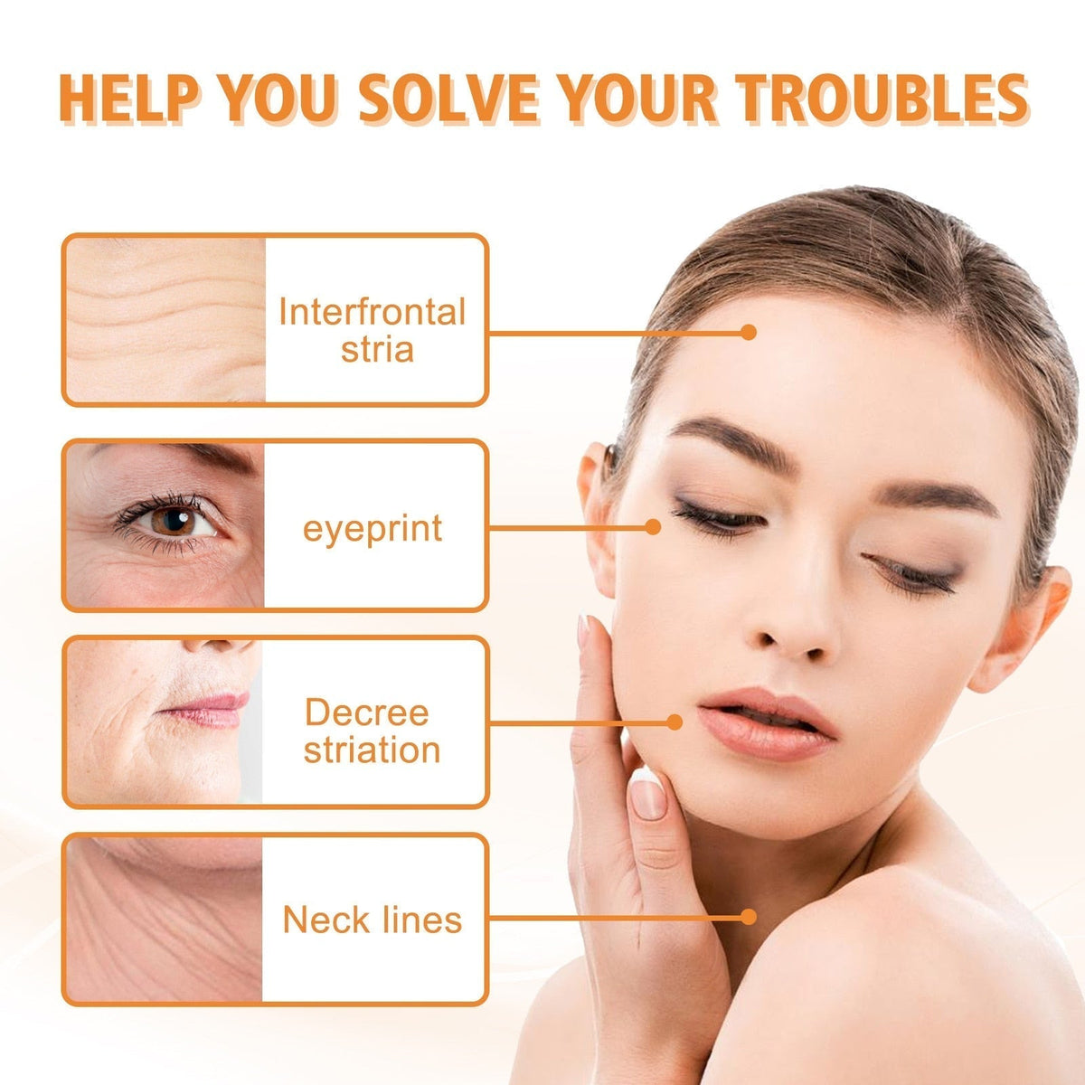 Mascarilla facial de colágeno soluble — 10 unidades