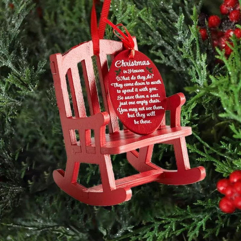 Mecedora decorativa navideña «Christmas in Heaven»