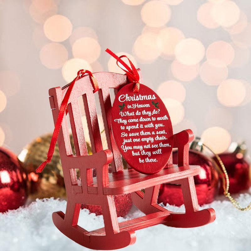 Mecedora decorativa navideña «Christmas in Heaven»