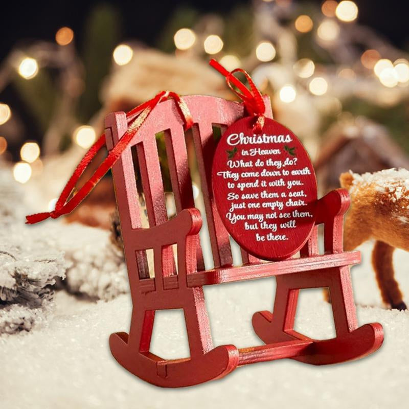 Mecedora decorativa navideña «Christmas in Heaven»