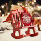 Mecedora decorativa navideña «Christmas in Heaven»