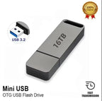 Memoria USB 3.2 de alta velocidad con carcasa metálica resistente al agua