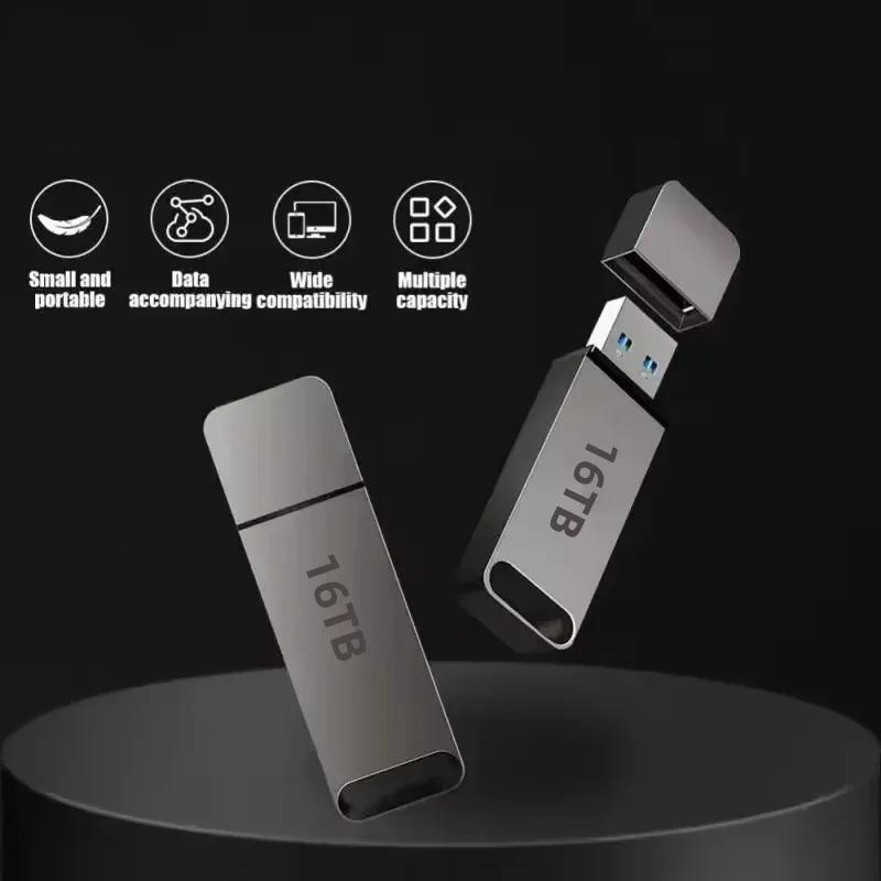 Memoria USB 3.2 de alta velocidad con carcasa metálica resistente al agua