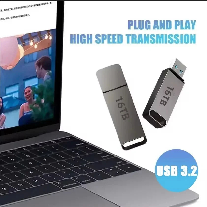 Memoria USB 3.2 de alta velocidad resistente al agua y golpes
