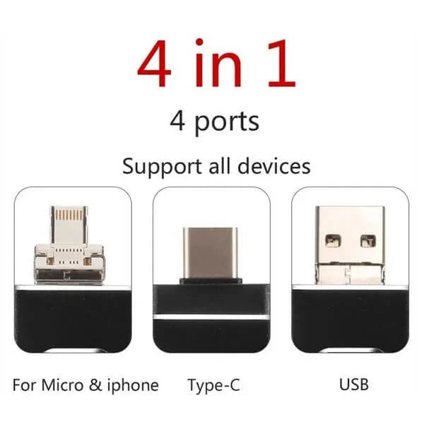 Memoria USB 4 en 1 de alta calidad