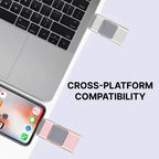 Memoria USB 4 en 1 para iPhone, Android y PC con transferencia rápida de archivos