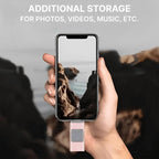 Memoria USB 4 en 1 para iPhone, Android y PC con transferencia rápida de archivos