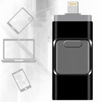 Memoria USB 4 en 1 para iPhone, Android y PC con transferencia rápida de archivos