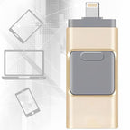 Memoria USB 4 en 1 para iPhone, Android y PC con transferencia rápida de archivos