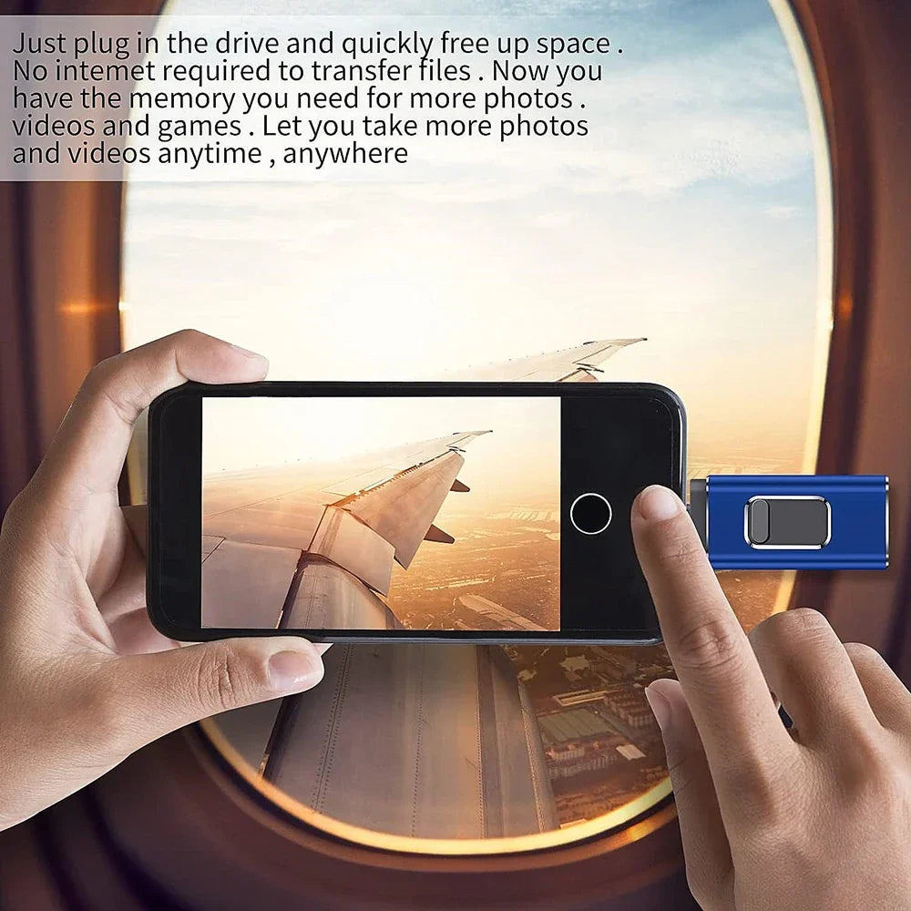 Memoria USB 4 en 1 multidispositivo