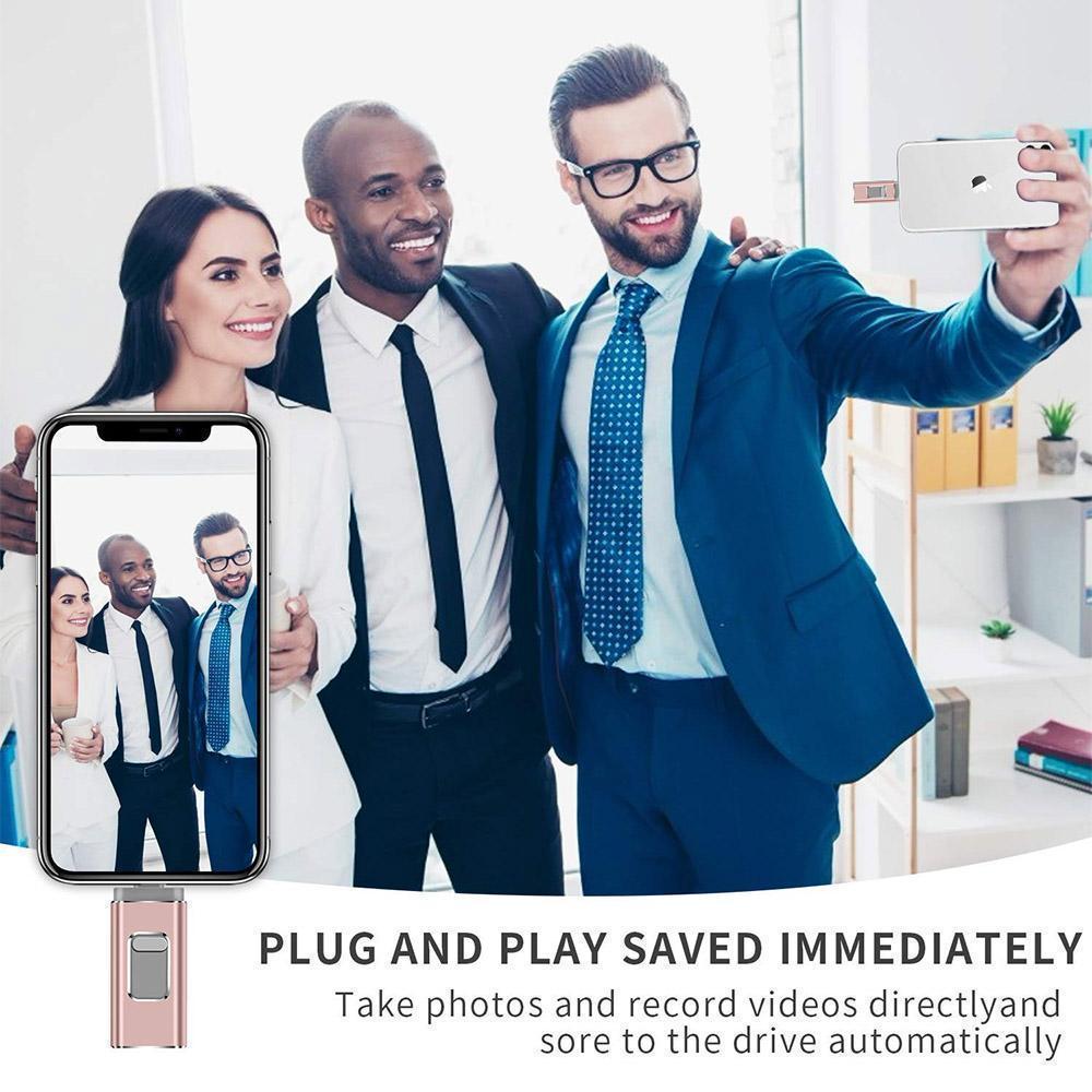 Memoria USB portátil para iPhone, iPad y Android