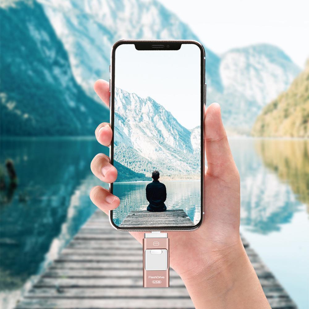 Memoria USB portátil para iPhone, iPad y Android