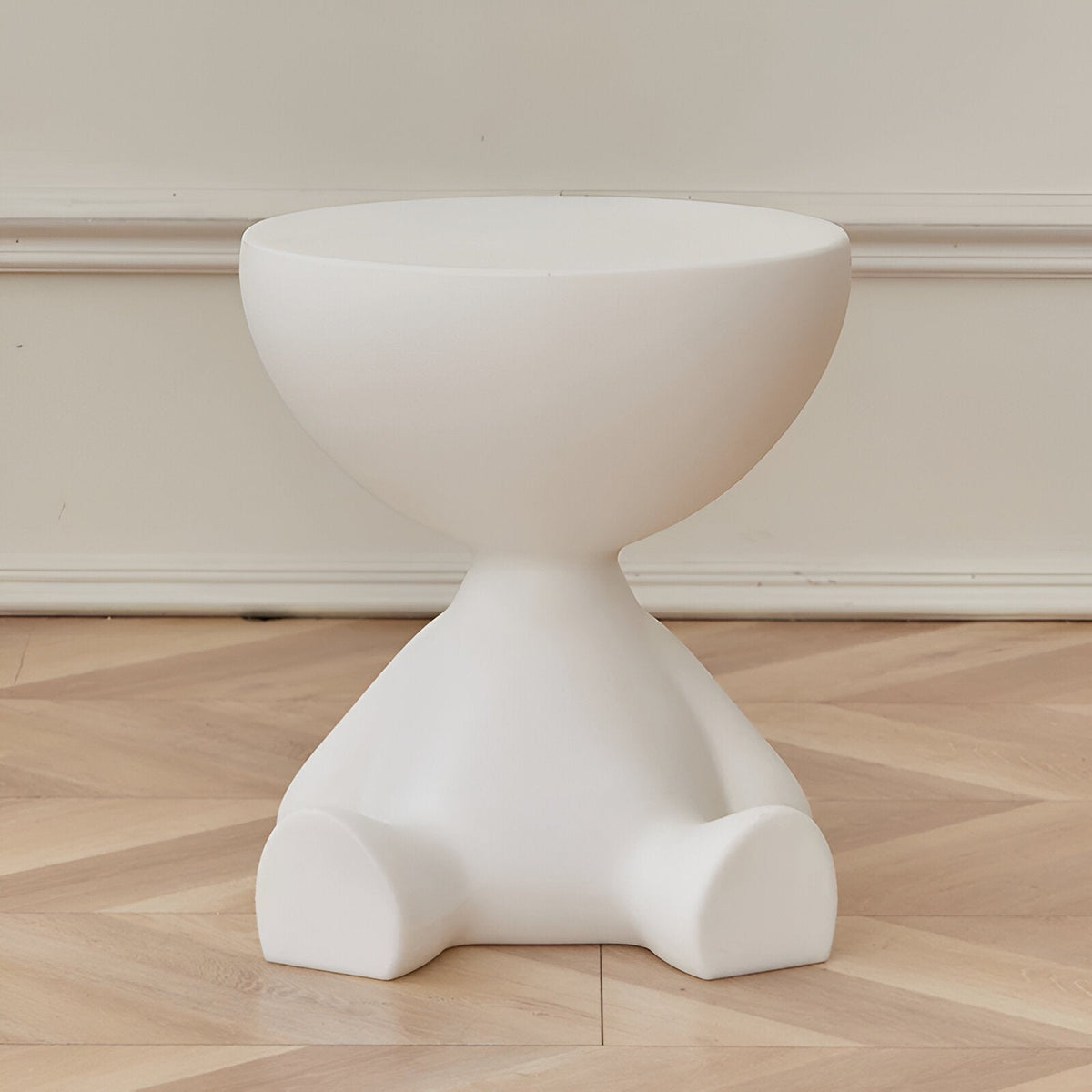 Mesa de centro redonda – Mesa auxiliar elegante para salón e interior