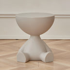 Mesa de centro redonda – Mesa auxiliar elegante para salón e interior