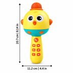 Micrófono de karaoke inalámbrico para niños con Bluetooth, luces LED y efectos de voz