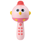 Micrófono de karaoke inalámbrico para niños con Bluetooth, luces LED y efectos de voz