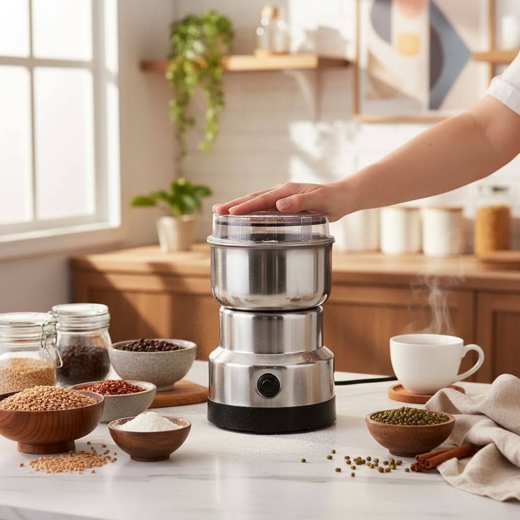 MILLVORA – Molinillo eléctrico portátil de alimentos con función de un toque