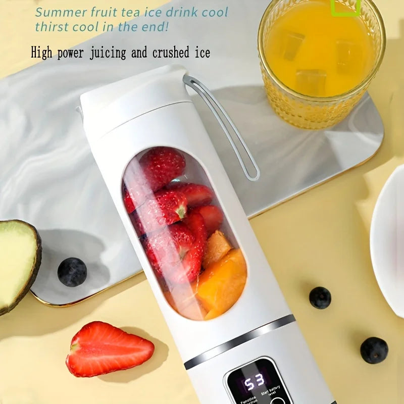 Mini batidora portátil Juicello con 8 cuchillas y batería recargable