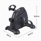Mini bicicleta de pedales con pantalla LCD para ejercicio en casa