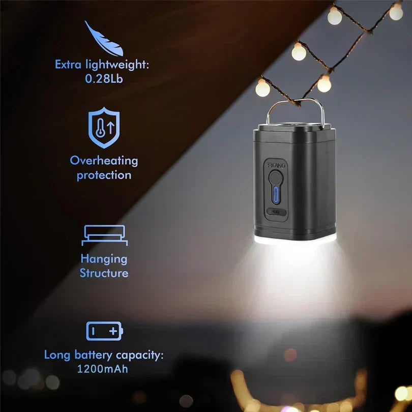 Mini bomba de aire AirFlare — compacta y potente para camping y viajes