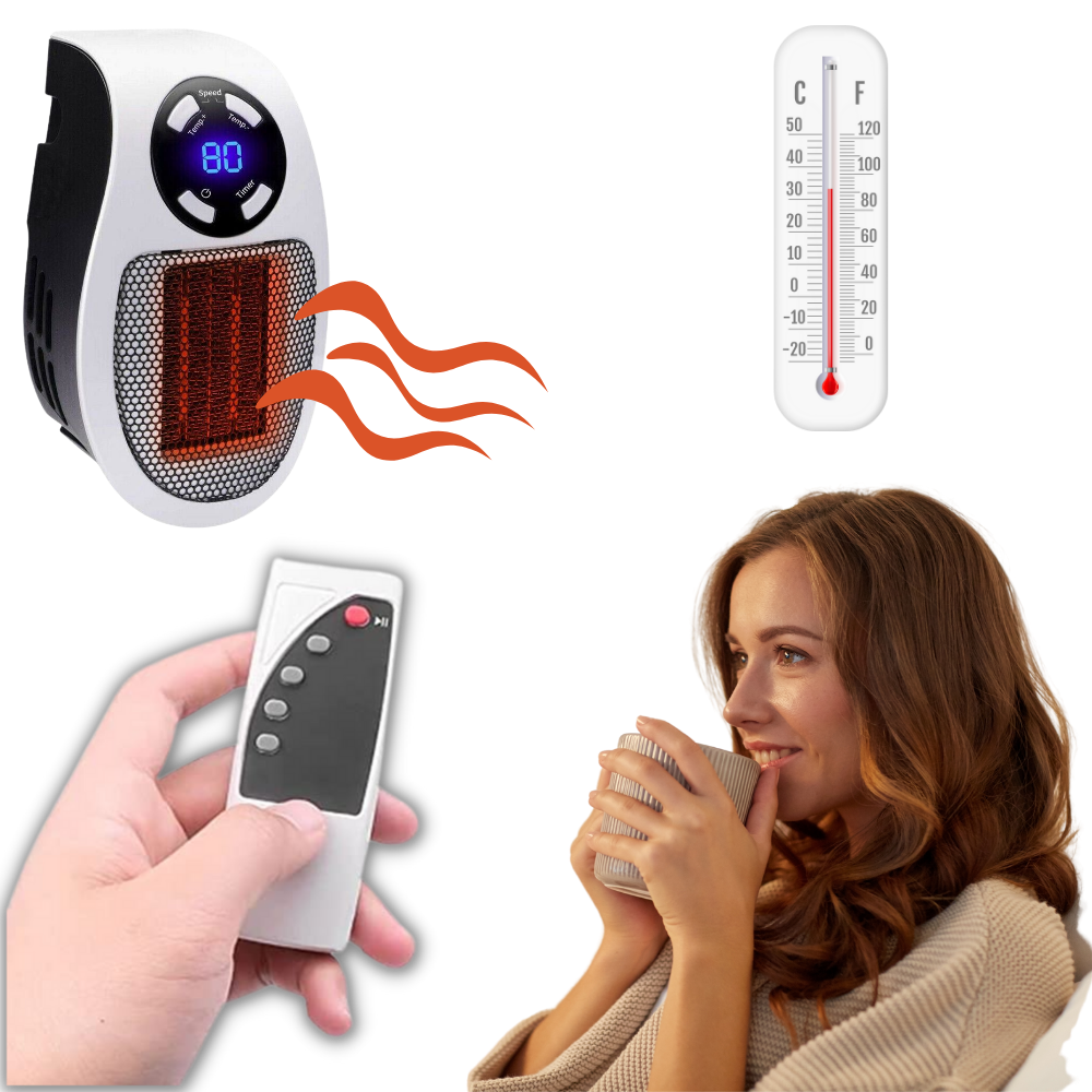 Mini calefactor eléctrico portátil