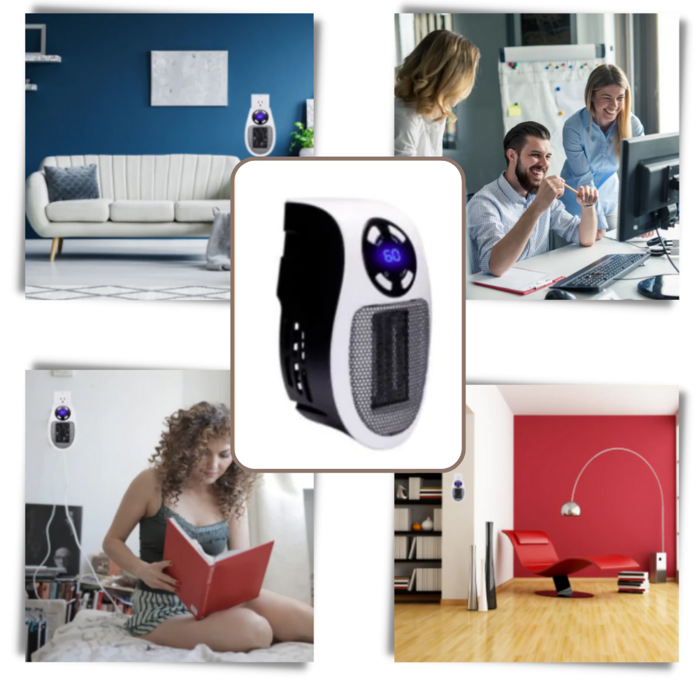 Mini calefactor eléctrico portátil