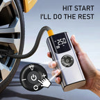 Mini compresor de aire inalámbrico automático para neumáticos de coche